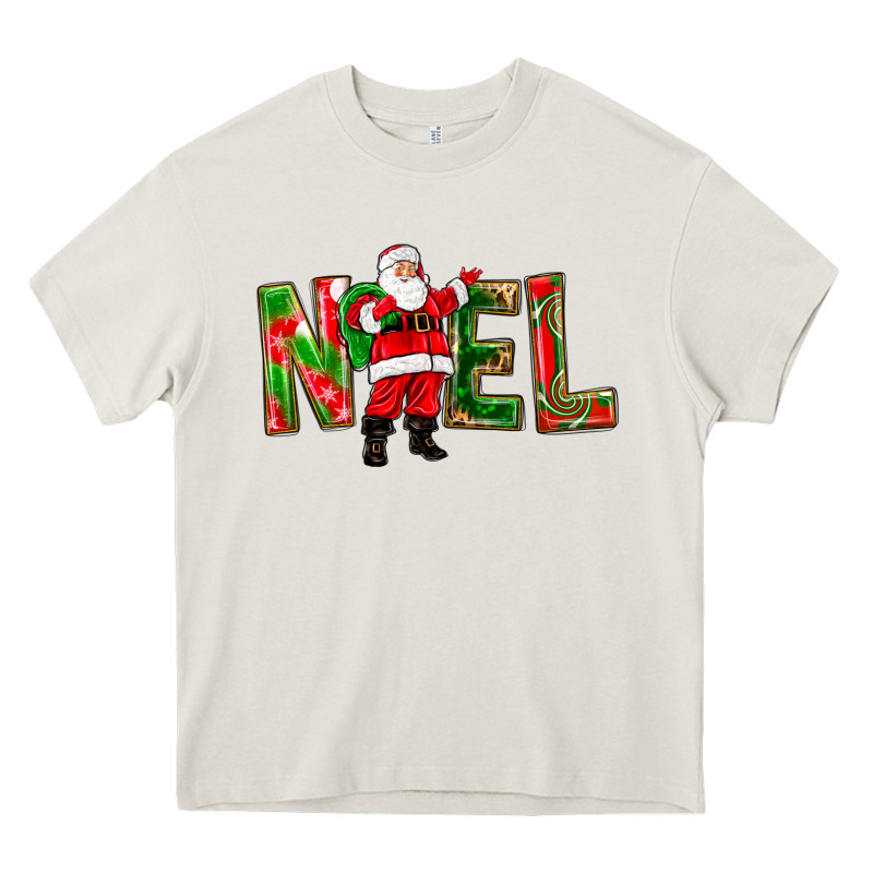 Noel Santa Heavy Core Tee by NancyCooperArtShop | Teevron