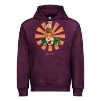 Mauve Wine basil brush retro japanese Urban Hoodie - tuanDangUi