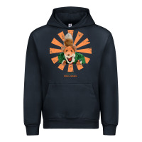 Navy basil brush retro japanese Urban Hoodie - tuanDangUi
