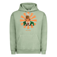 Pigment Oil Green basil brush retro japanese Urban Hoodie - tuanDangUi