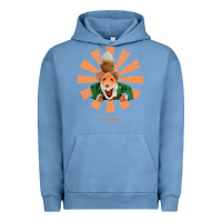 Pigment Pebble Blue basil brush retro japanese Urban Hoodie - tuanDangUi
