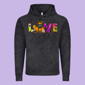 For The Love Of Halloween Vintage Hoodie Designed By Nancycooperartshop