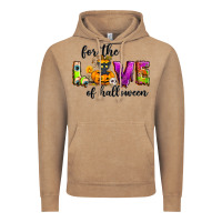 Vintage Coffee For the love of Halloween Vintage Hoodie - NancyCooperArtShop
