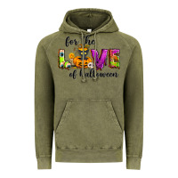 Vintage Olive For the love of Halloween Vintage Hoodie - NancyCooperArtShop