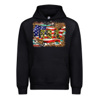 Black western america map usa Urban Hoodie - BarkalooDesign