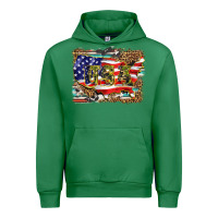 Emerald western america map usa Urban Hoodie - BarkalooDesign