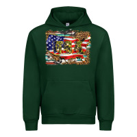 Forest Green western america map usa Urban Hoodie - BarkalooDesign