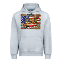 Heather Grey western america map usa Urban Hoodie - BarkalooDesign