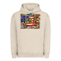 Pigment French Oak western america map usa Urban Hoodie - BarkalooDesign