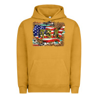 Pigment Peanut Butter western america map usa Urban Hoodie - BarkalooDesign