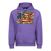 Tulip western america map usa Urban Hoodie - BarkalooDesign