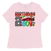 Bubblegum Pink birthday boy 2 Ladies Tee - BundleAndBundleShop