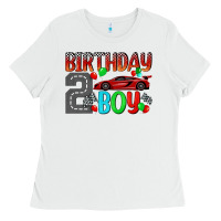 White birthday boy 2 Ladies Tee - BundleAndBundleShop