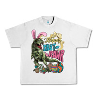 Lunar Rock Happy Easter Day T-rex Urban Heavy Tee - NancyCooperArtShop