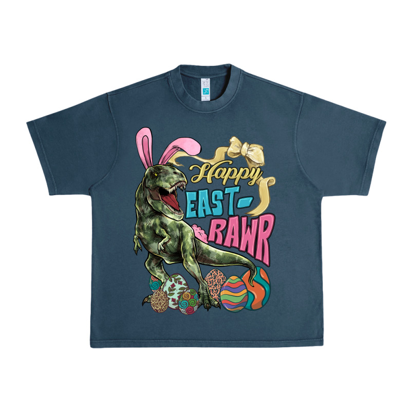 Happy Easter Day T-rex Urban Heavy Tee by NancyCooperArtShop | Teevron