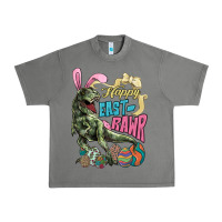 Tornado Happy Easter Day T-rex Urban Heavy Tee - NancyCooperArtShop