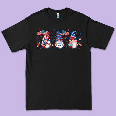 4th Of July Gnomes Libbey Glass Premium Tee Designed By Ranaportraitstore