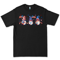 Black 4th of july gnomes libbey glass Premium Tee - RanaPortraitStore