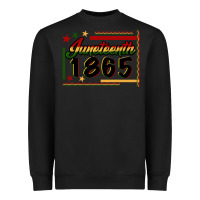 Black Juneteenth 1865 Heavyweight Sweatshirt - FaDigitalArtStudio