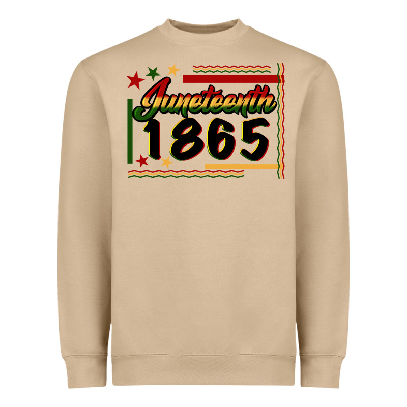 Juneteenth 1865 Heavyweight Sweatshirt by FaDigitalArtStudio | Teevron