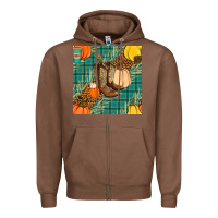 Chestnut fall boot seamless pattern Zipper Hoodie - BundleAndBundleShop