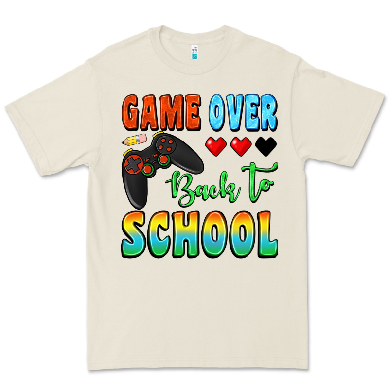 Game Over Back To School Premium Tee by BundleAndBundleShop | Teevron