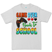 Dove Grey game over back to school Premium Tee - BundleAndBundleShop