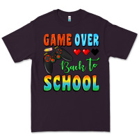 Plum game over back to school Premium Tee - BundleAndBundleShop