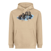 Mushroom california sea otter Heavyweight Hoodie - LillyAllenDesigns