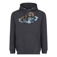Smoke california sea otter Heavyweight Hoodie - LillyAllenDesigns