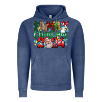 Vintage Denim family christmas 2024 Vintage Hoodie - texasbilliewilder