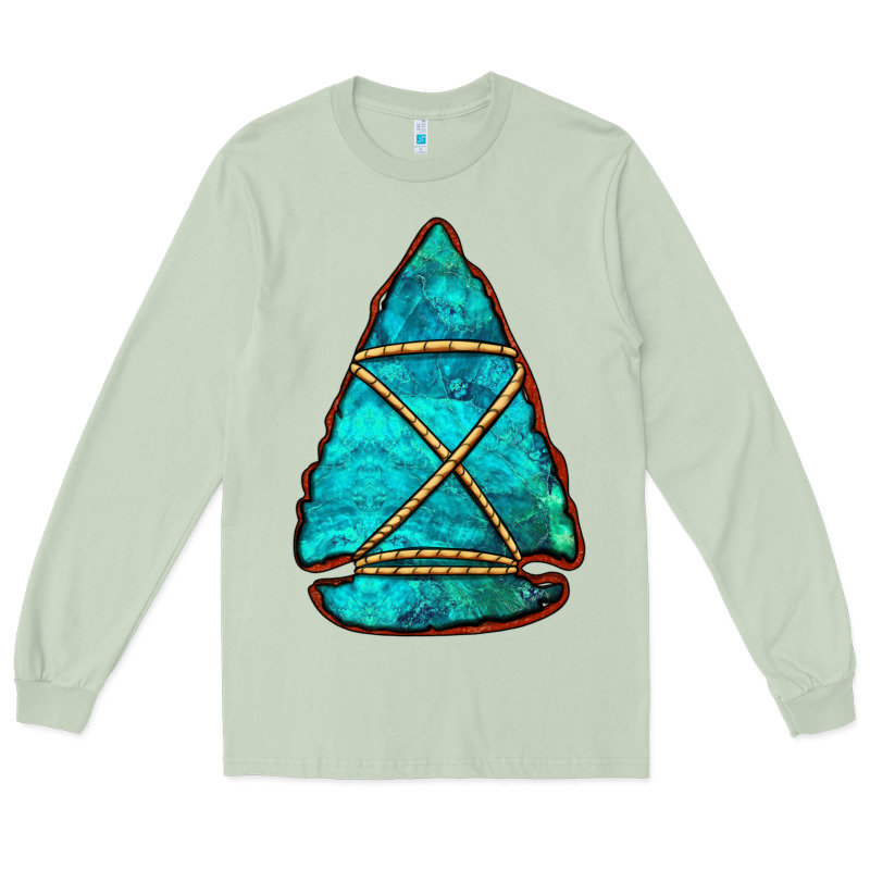Turquoise Arrowhead Long Sleeve Tee by Jasminsmagicworld | Teevron