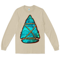 Mushroom turquoise arrowhead Long Sleeve Tee - Jasminsmagicworld