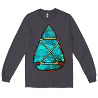 Smoke turquoise arrowhead Long Sleeve Tee - Jasminsmagicworld