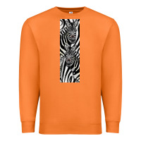 Carrot Zebra Premium Sweatshirt - LillyAllenDesigns