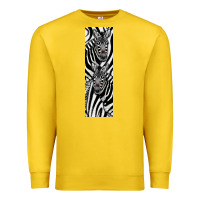 Lemon Zebra Premium Sweatshirt - LillyAllenDesigns