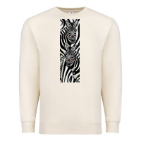 Sandshell Zebra Premium Sweatshirt - LillyAllenDesigns