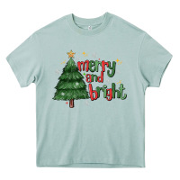 Arona Merry And Bright Heavy Core Tee - MaliasSmallBusiness