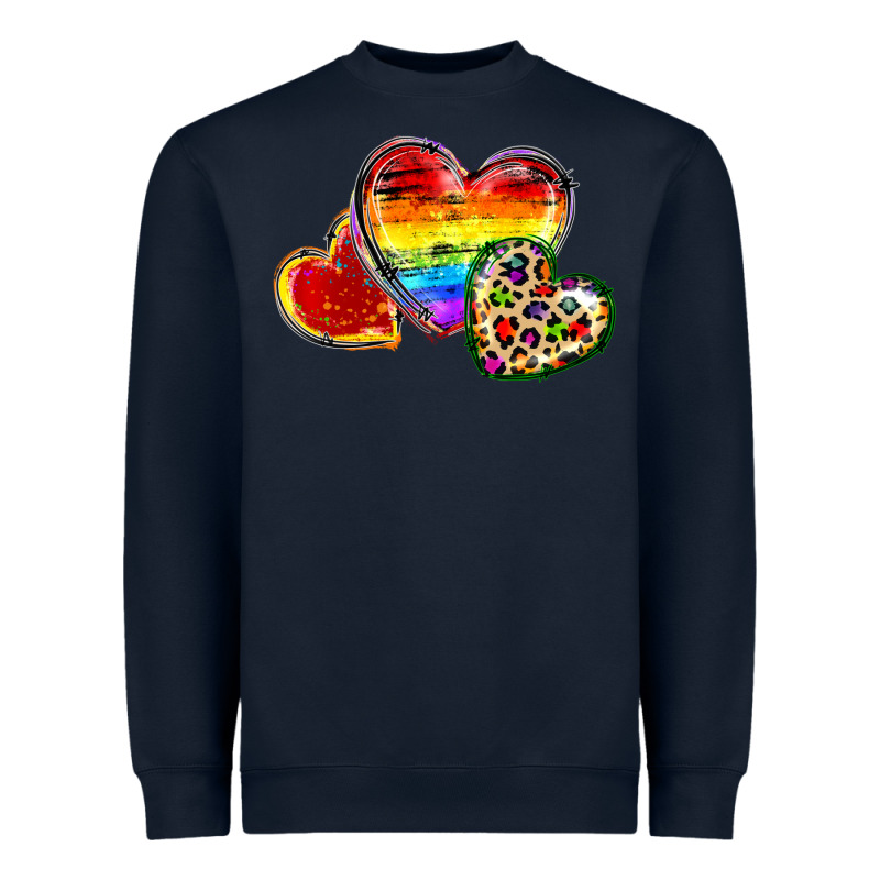 Pride Hearts Heavyweight Sweatshirt by FaDigitalArtStudio | Teevron
