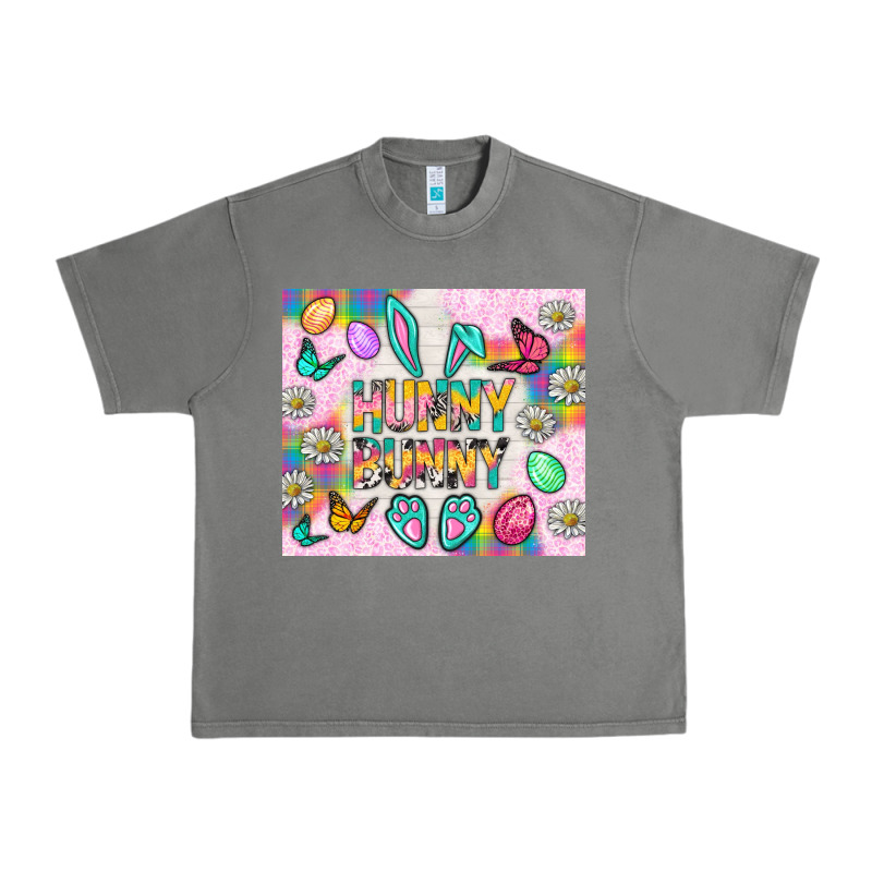 Hunny Bunny And Egg Easter Urban Heavy Tee by NancyCooperArtShop | Teevron