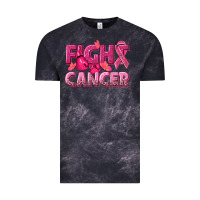 Cloud Black fight cancer Vintage Tee - NancyCooperArtShop