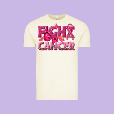 Fight Cancer Vintage Tee Designed By Nancycooperartshop
