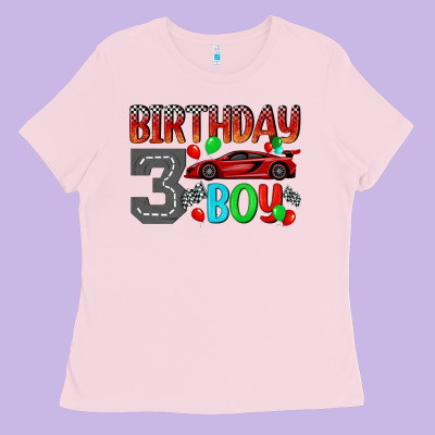 Birthday Boy 3 Ladies Tee Designed By Bundleandbundleshop