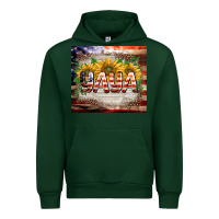 Forest Green patriotic yaya tumbler Urban Hoodie - BarkalooDesign