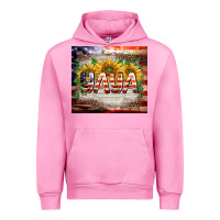 Fuchsia Pink patriotic yaya tumbler Urban Hoodie - BarkalooDesign