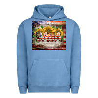 Pigment Pebble Blue patriotic yaya tumbler Urban Hoodie - BarkalooDesign
