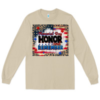 Mushroom memorial day honor and remember Long Sleeve Tee - CowGirlArtShop