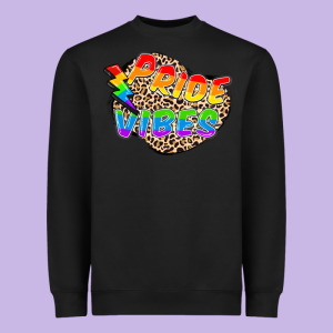 Pride Vibes Heavyweight Sweatshirt Designed By Fadigitalartstudio