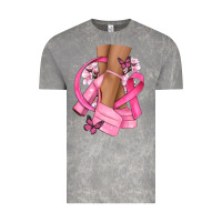 Cloud Rock breast cancer diva Vintage Tee - NancyCooperArtShop