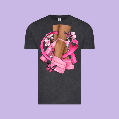 Breast Cancer Diva Vintage Tee Designed By Nancycooperartshop